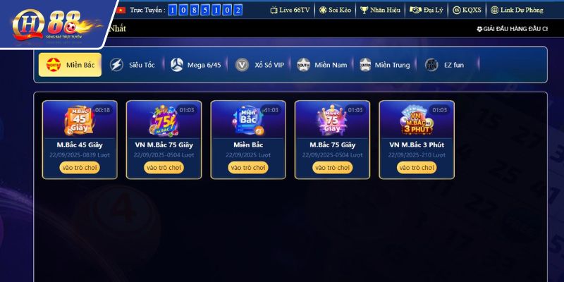 Dòng siêu tốc có thời gian quay thưởng diễn ra nhanh