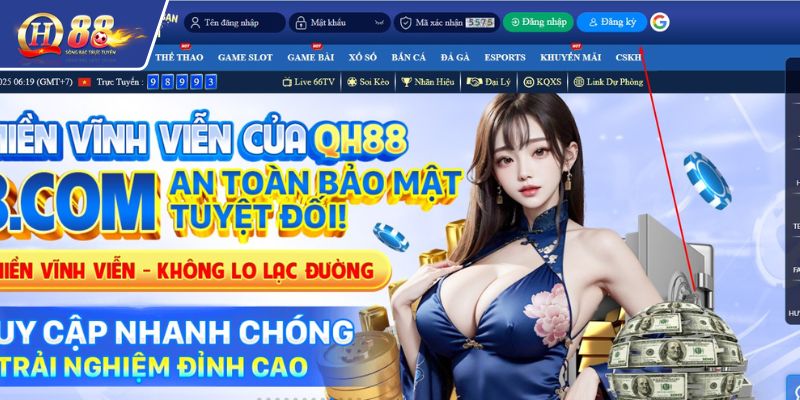 Duy trì kết nối mạng ổn định khi thao tác đăng ký