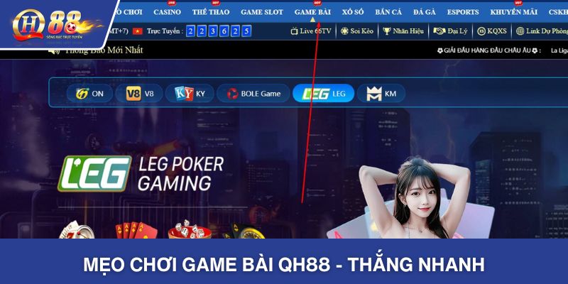 Mẹo Chơi Game Bài QH88 - Thắng Nhanh, An Toàn 2025