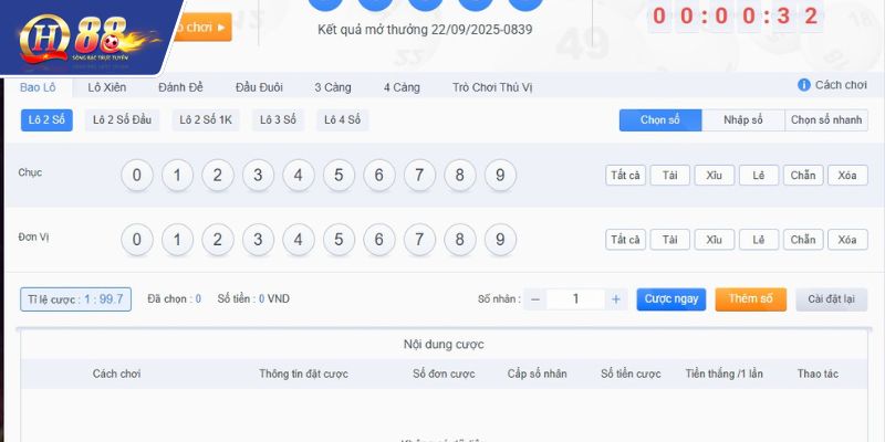 Trò chơi mở thưởng liên tục trong cả ngày