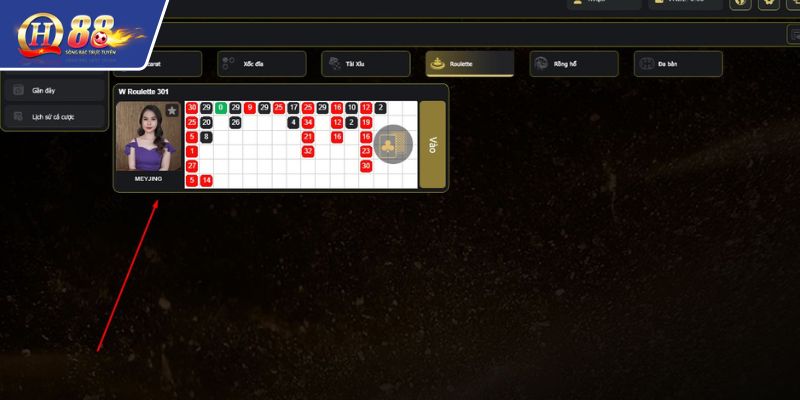 Vòng quay may mắn - Siêu phẩm tại Casino QH88